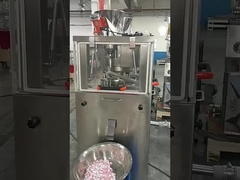 Machine de presse de comprimé de pilule de forme de boule en céramique de particules de poudre de ZPW-17D